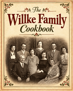 Willke Family Cookbook Cover