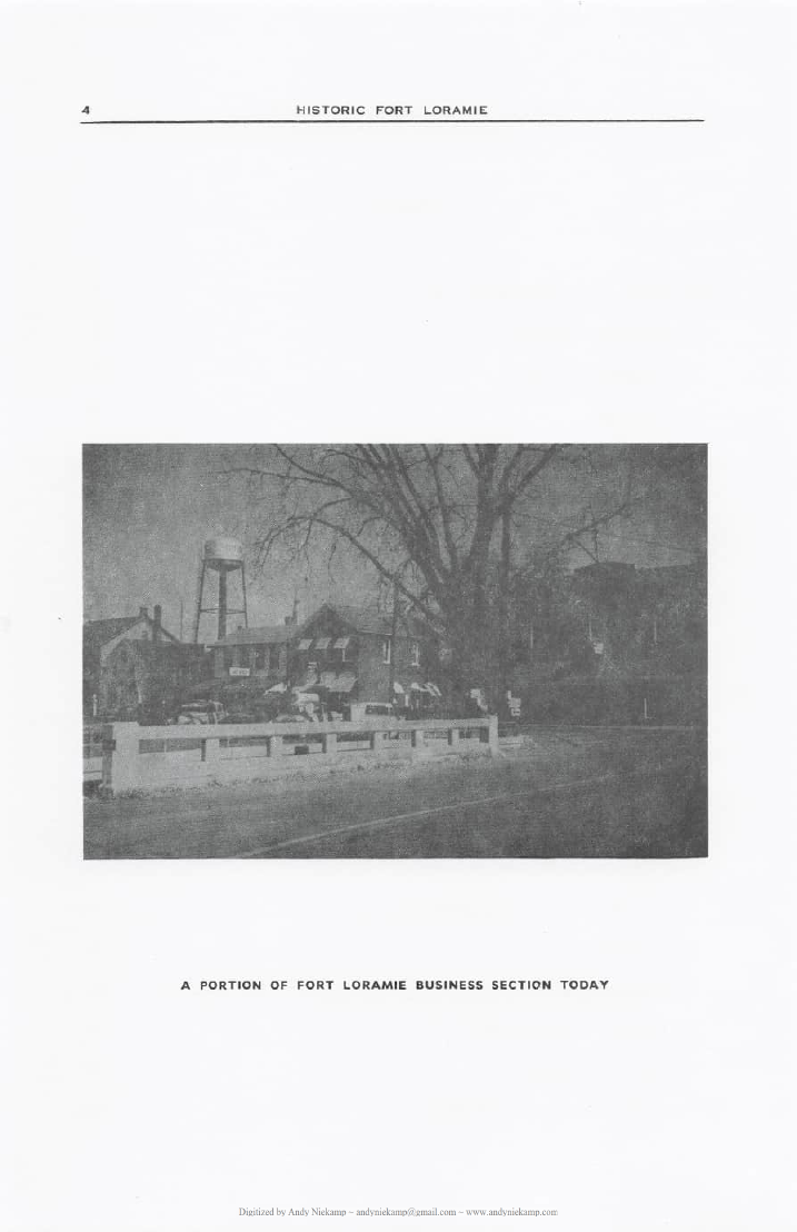 A portion of Fort Loramie business section