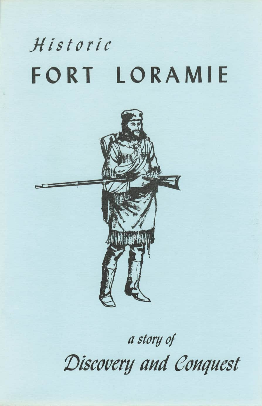 Cover of Historic Fort Loramie showing a frontiersman with rifle