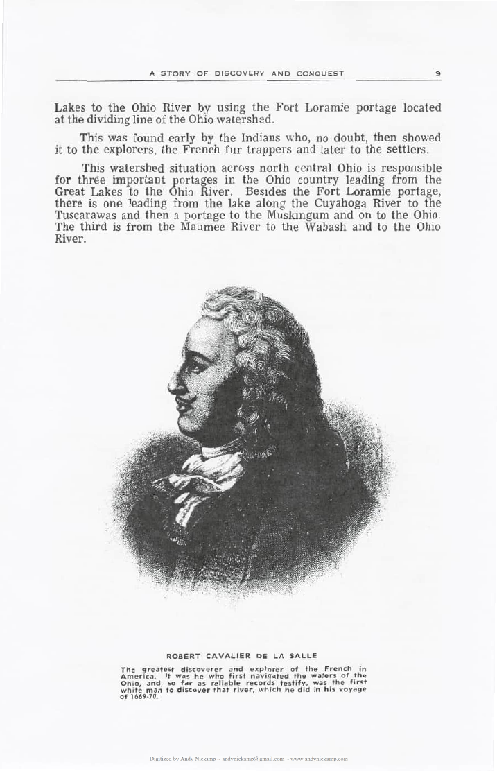 Portrait of Robert Cavelier de la Salle