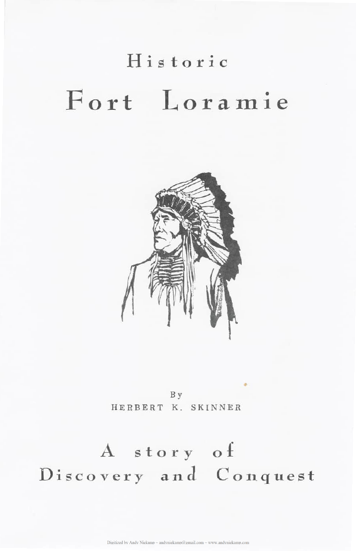 Title page with Native American portrait