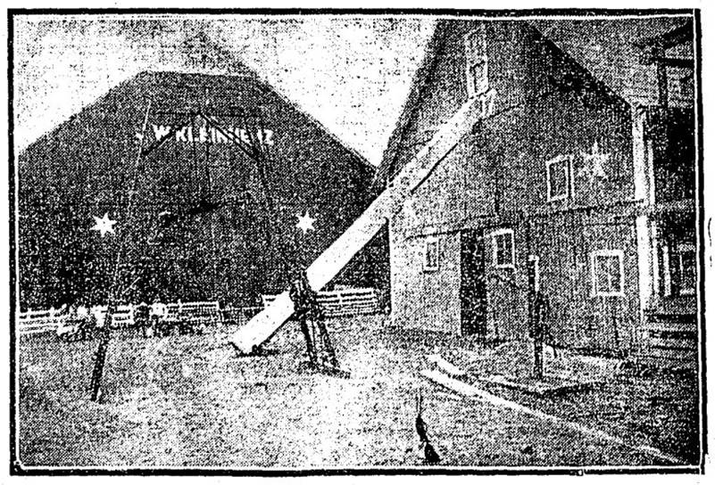 Device for unloading and elevating grain